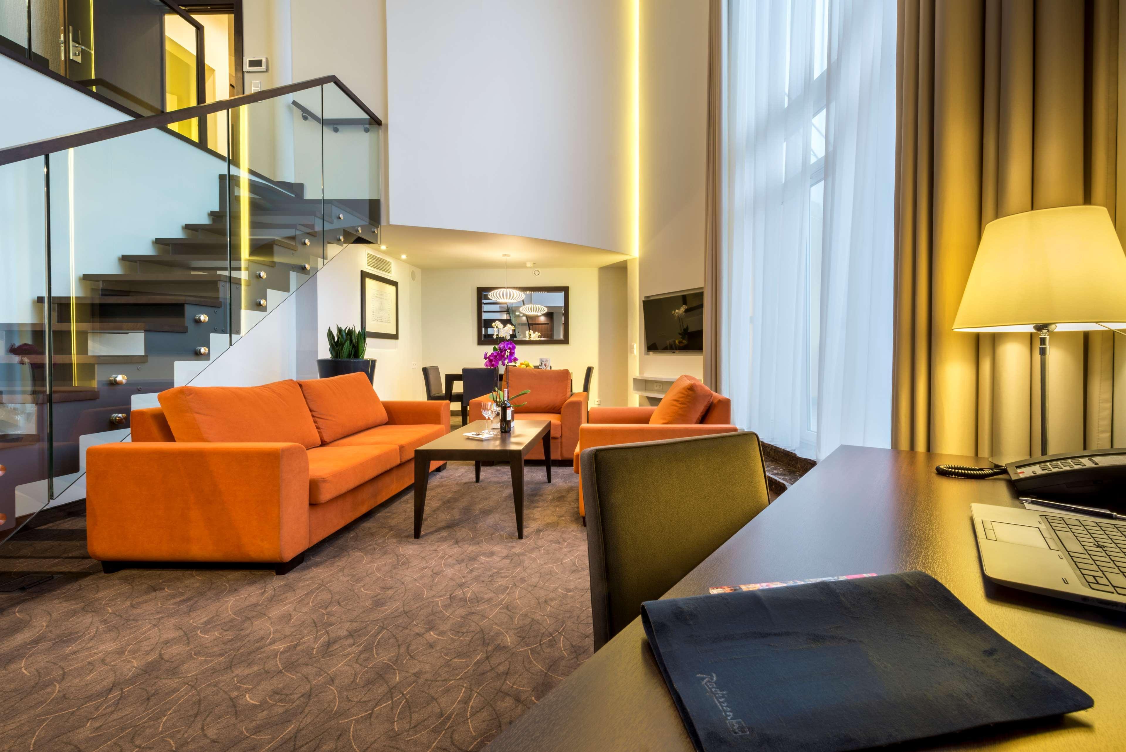 Radisson Blu Sobieski Warsaw Exterior photo Interior of a suite at the hotel